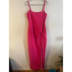 NWT Likely Kiara Gown Pink Side Slit Formal‎ Barbie Size 12 * flaw